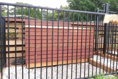 Treated Pine Crib wall & pump house