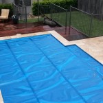 Daisy Pool Cover standard blue